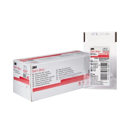Closure Skin Strip Steri-Strip™ 1/4 X 3 Inch Nonwoven Material Flexible Strip Tan (50/BX 4BX/CS) by Solventum Corporation  ID B1551